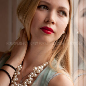 Unretouched portrait of a beautiful woman